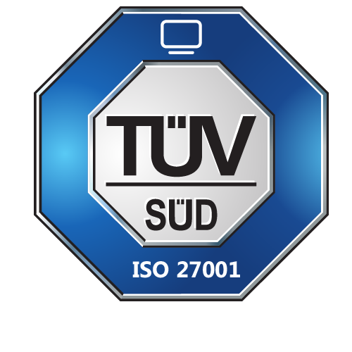 TÜV SÜD ISO 27001:2022 certified