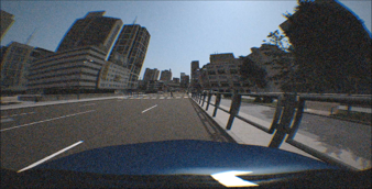 Camera sensor simulation
