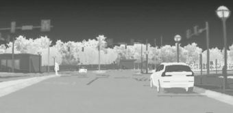 Thermal camera sensor simulation