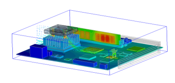 PCB thermal simulation inside the enclosure