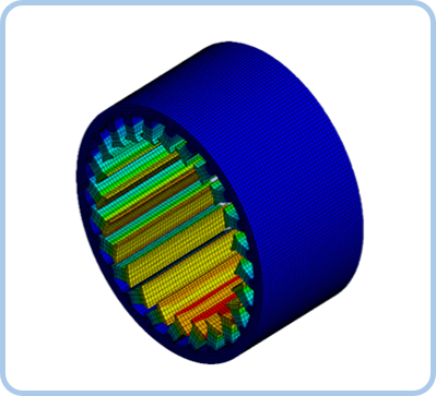 NVH analysis of electric motor using Ansys Maxwell and Mechanical